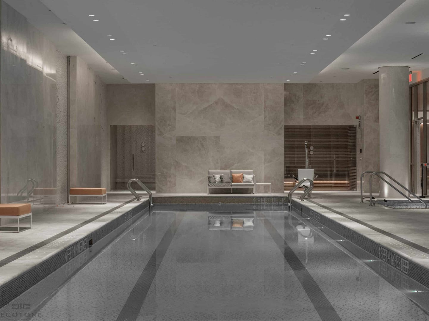 Hudson Yards Spa - interior sauna & spa in NYC