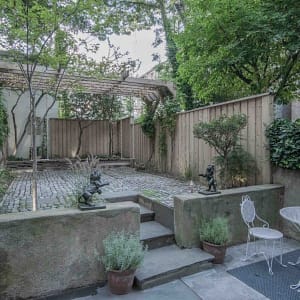 Ecotone's private garden in Chelsea, NYC, design and construction