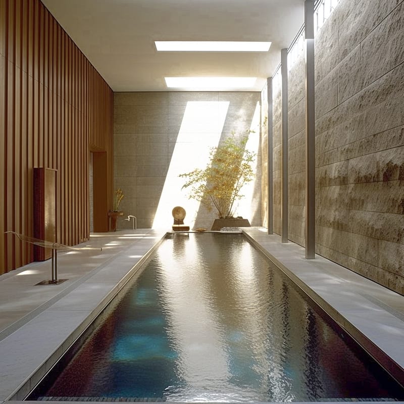 indoor pools - wellness interior design - nyc manhattan